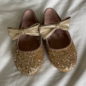 Toddler Glitter Flats Size 6